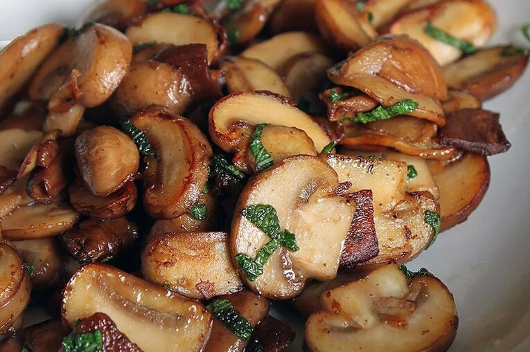 Mushrooms from the diet for gout must be excluded