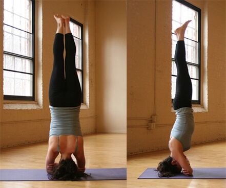 yoga headstand for weight loss