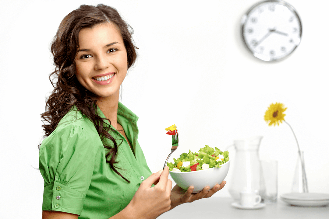 eat vegetable salad on a blood type diet